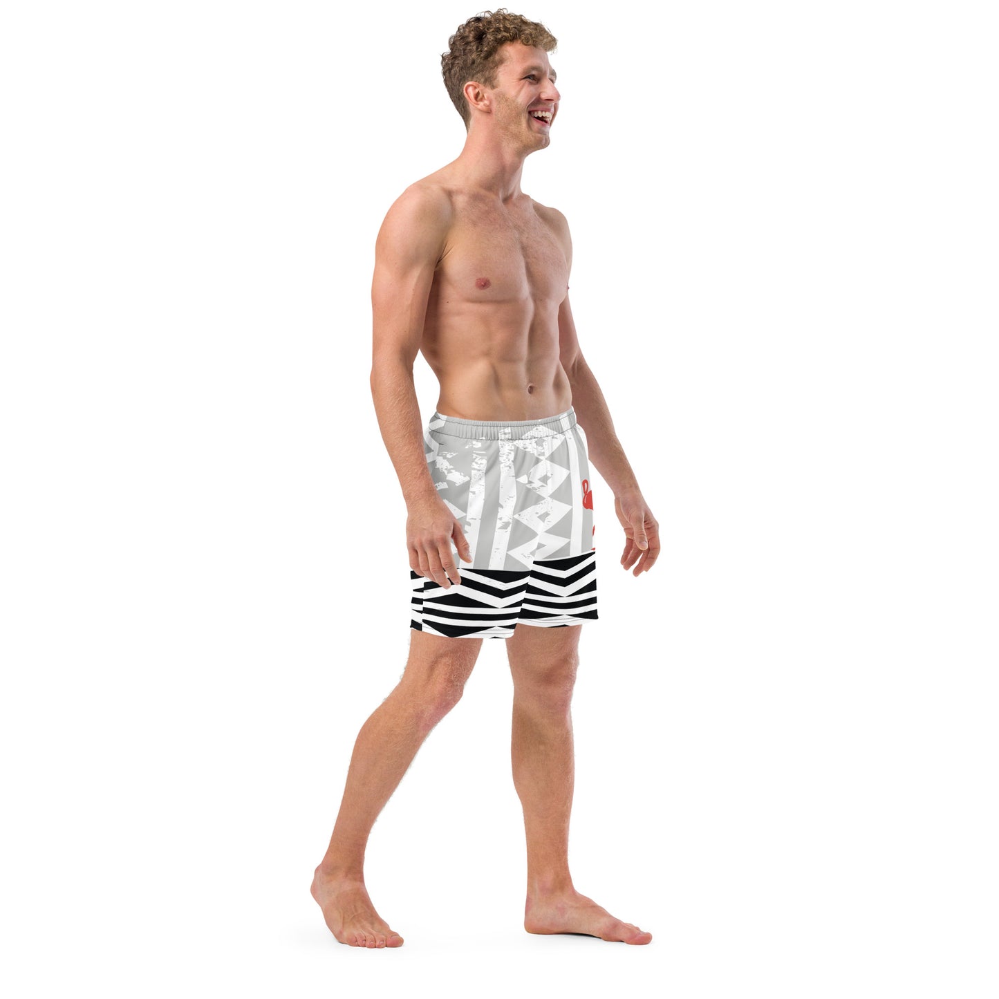 ONE STEP AT A TIME Swim Trunks