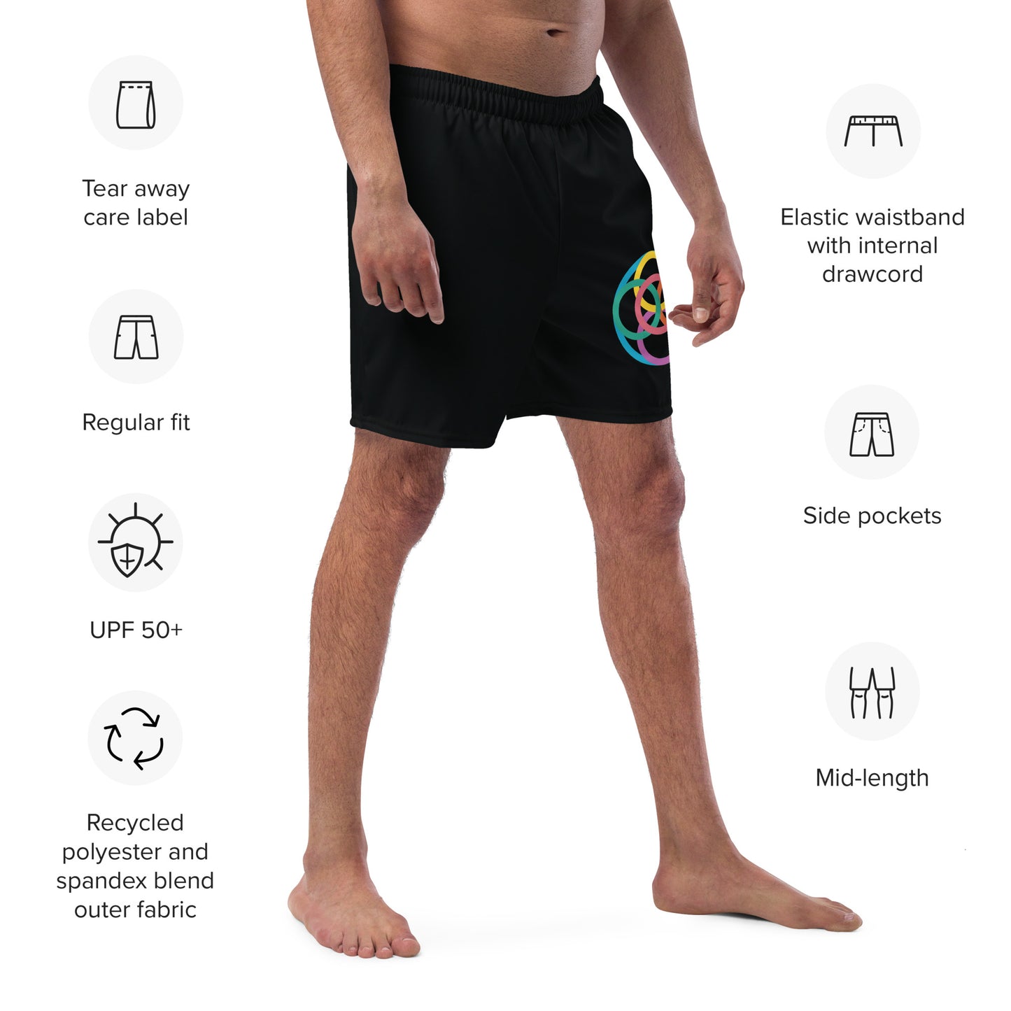 CONNECTED Men's Swim Trunks