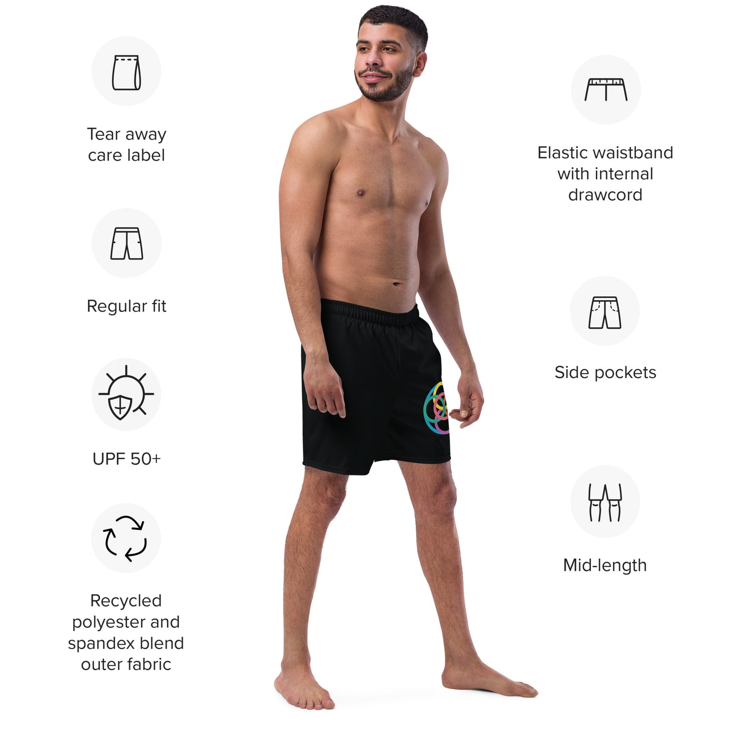 CONNECTED Men's Swim Trunks