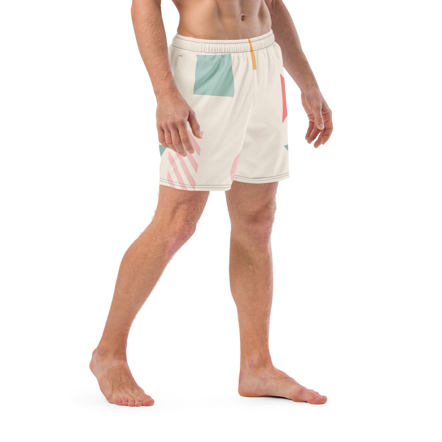 UNIQUE Men's Swim Trunks (Cream)