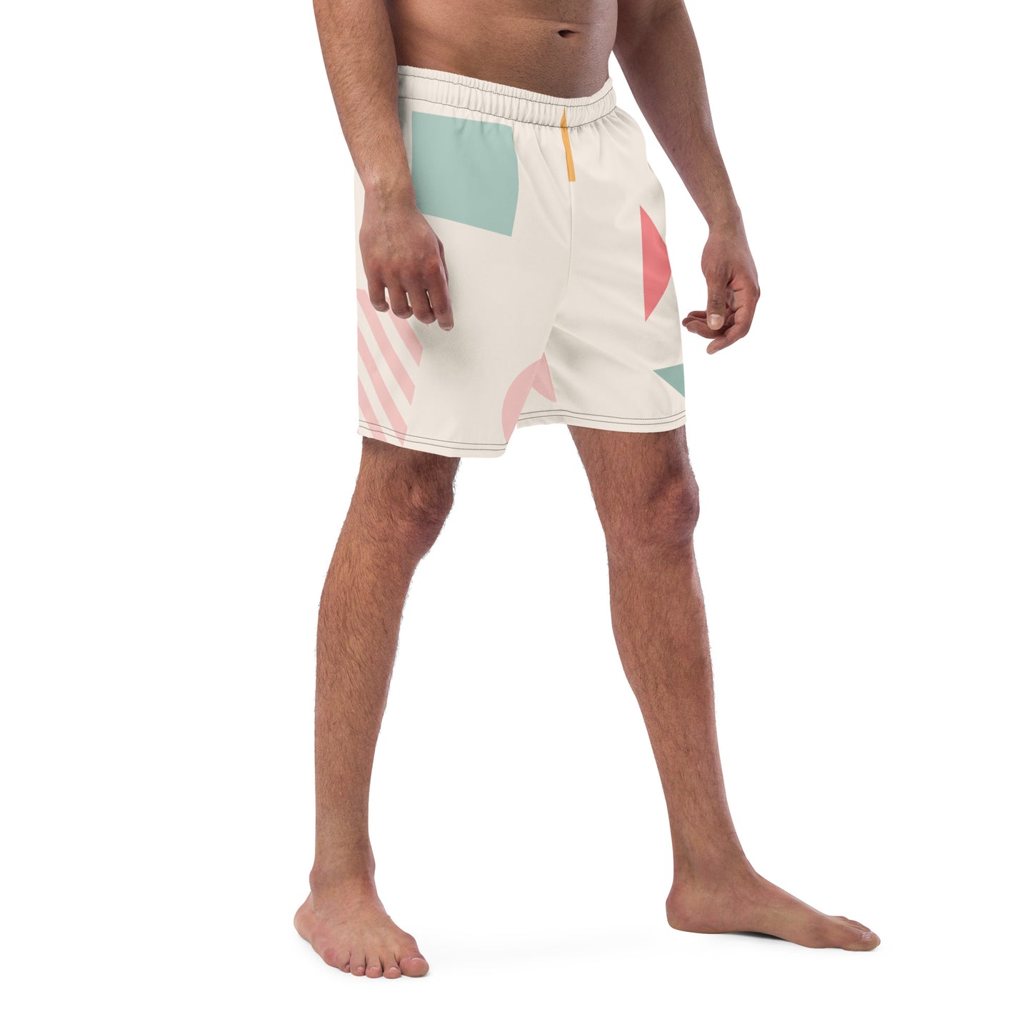 UNIQUE Men's Swim Trunks (Cream)