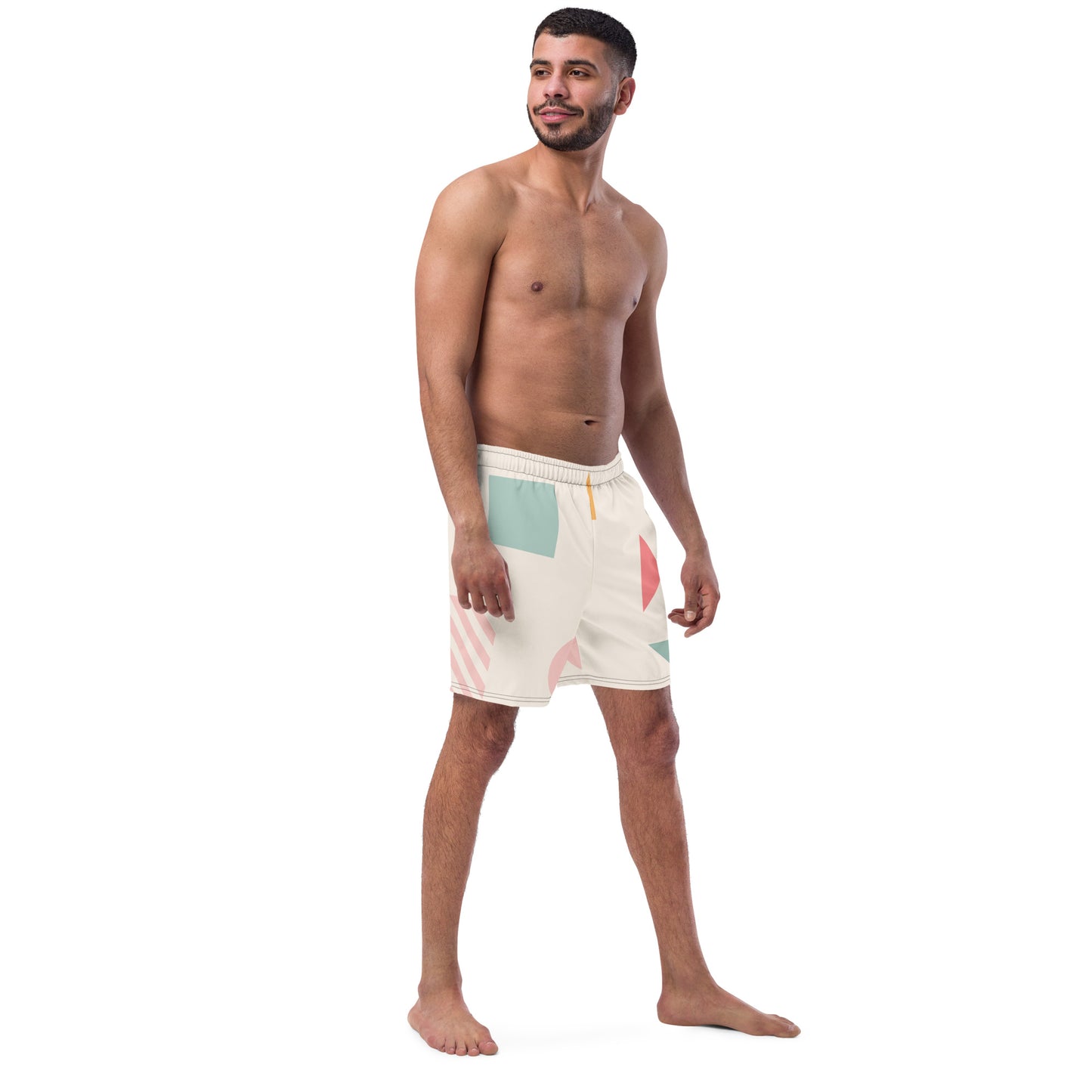 UNIQUE Men's Swim Trunks (Cream)