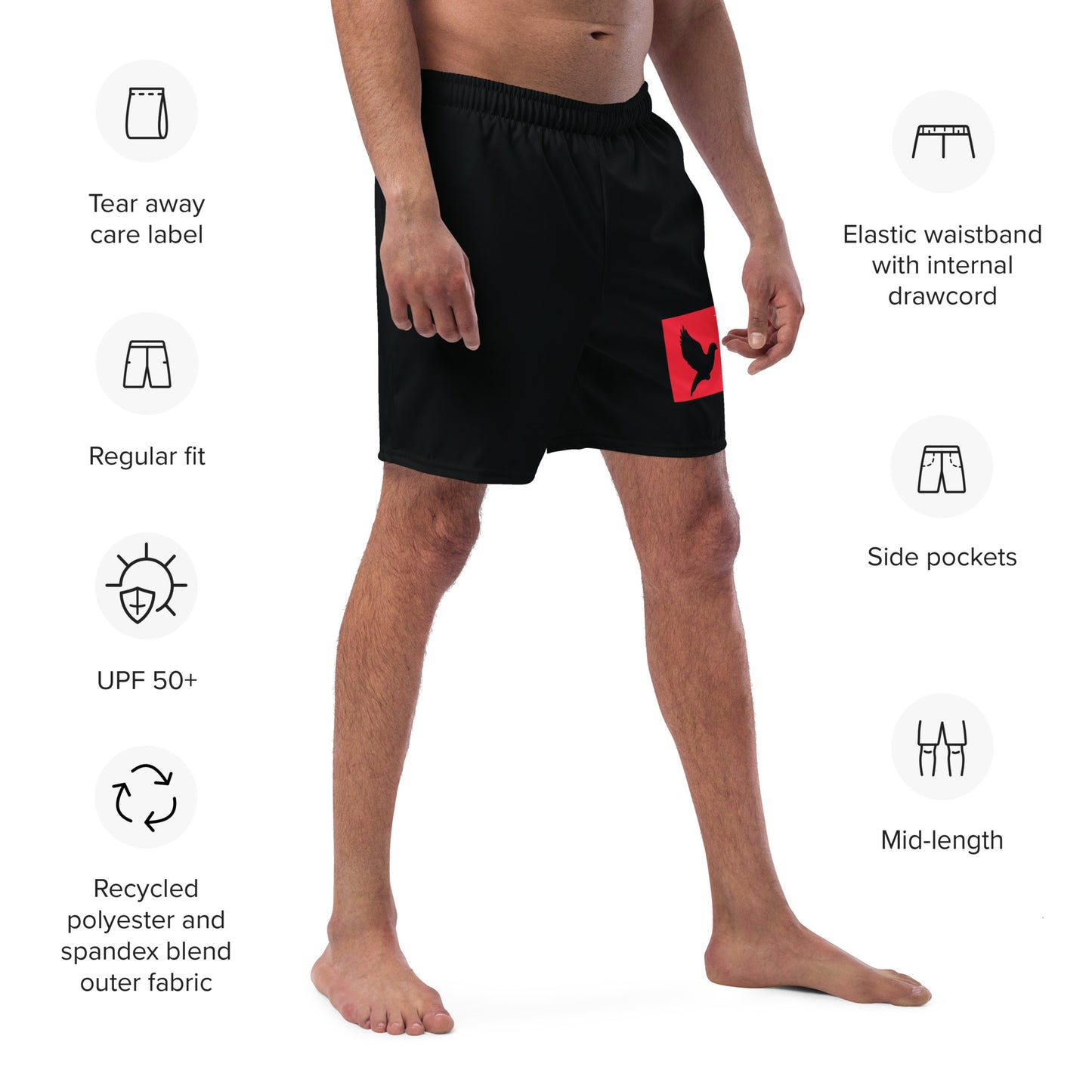 TAKE FLIGHT Men's Swim Trunks