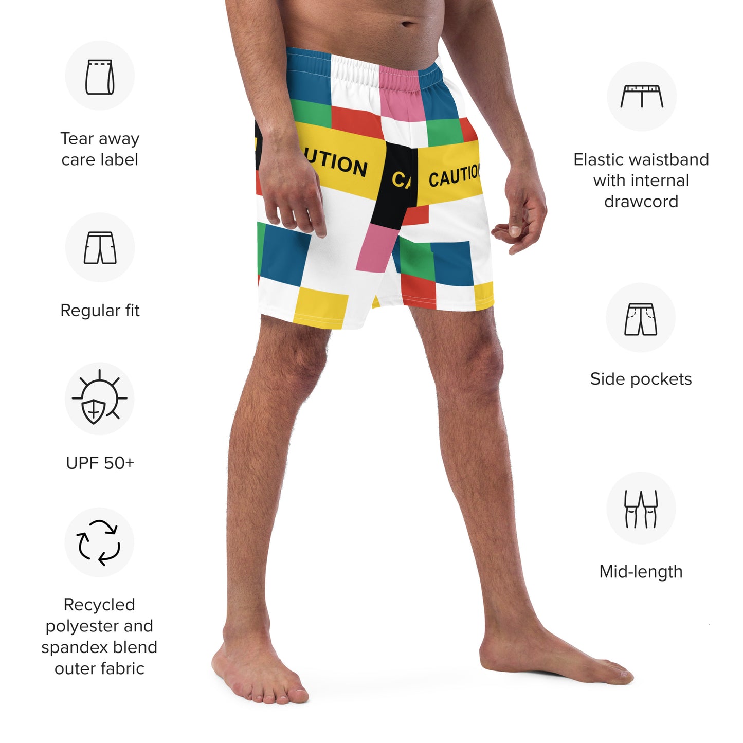 PATTERN MAKER Men's Swim Trunks