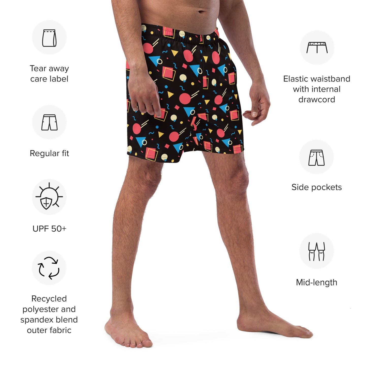 WATERMELON SUMMER Men's Swim Trunks