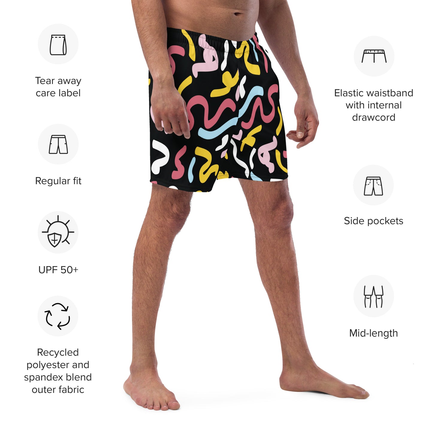 QUANTUM Men's Swim Trunks