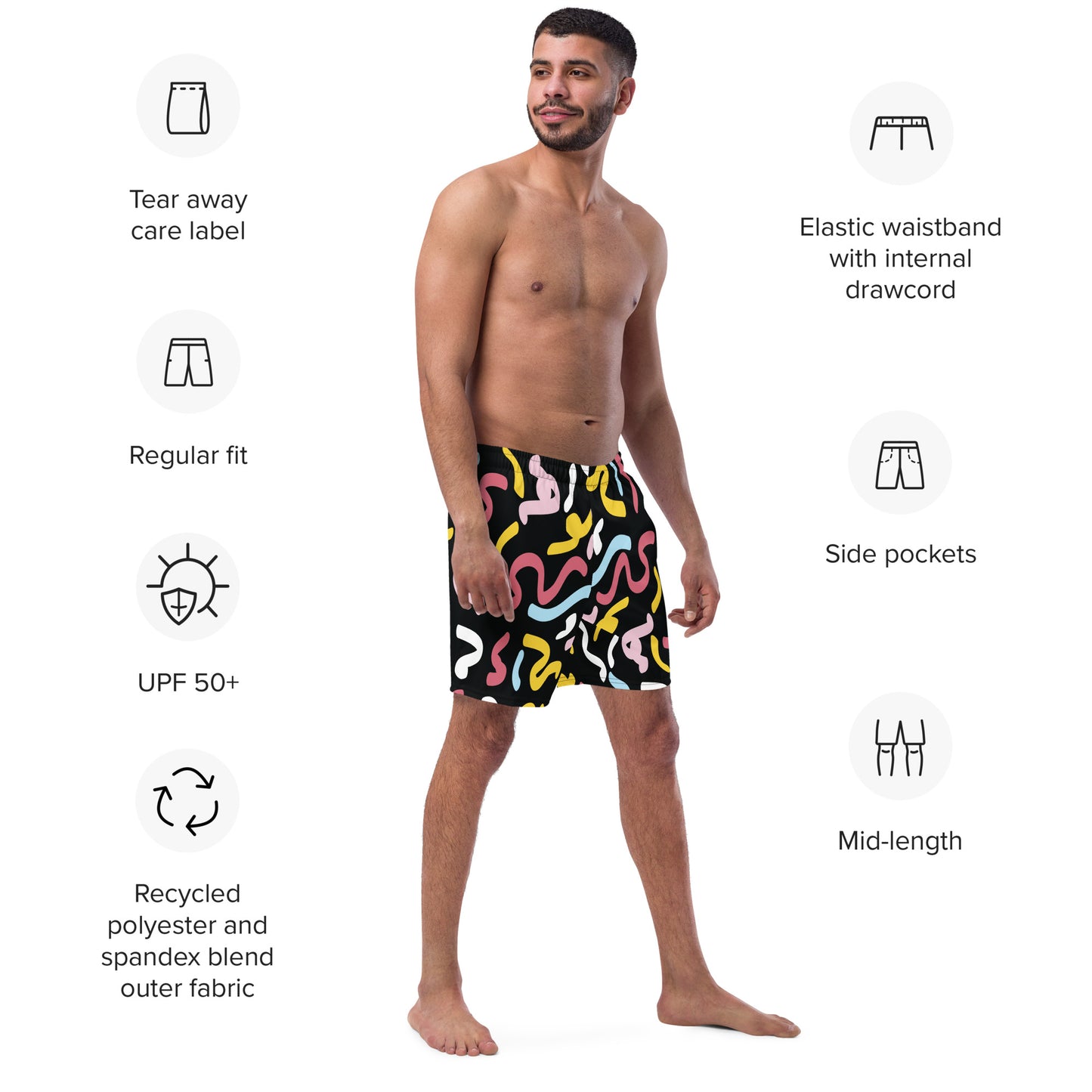 QUANTUM Men's Swim Trunks