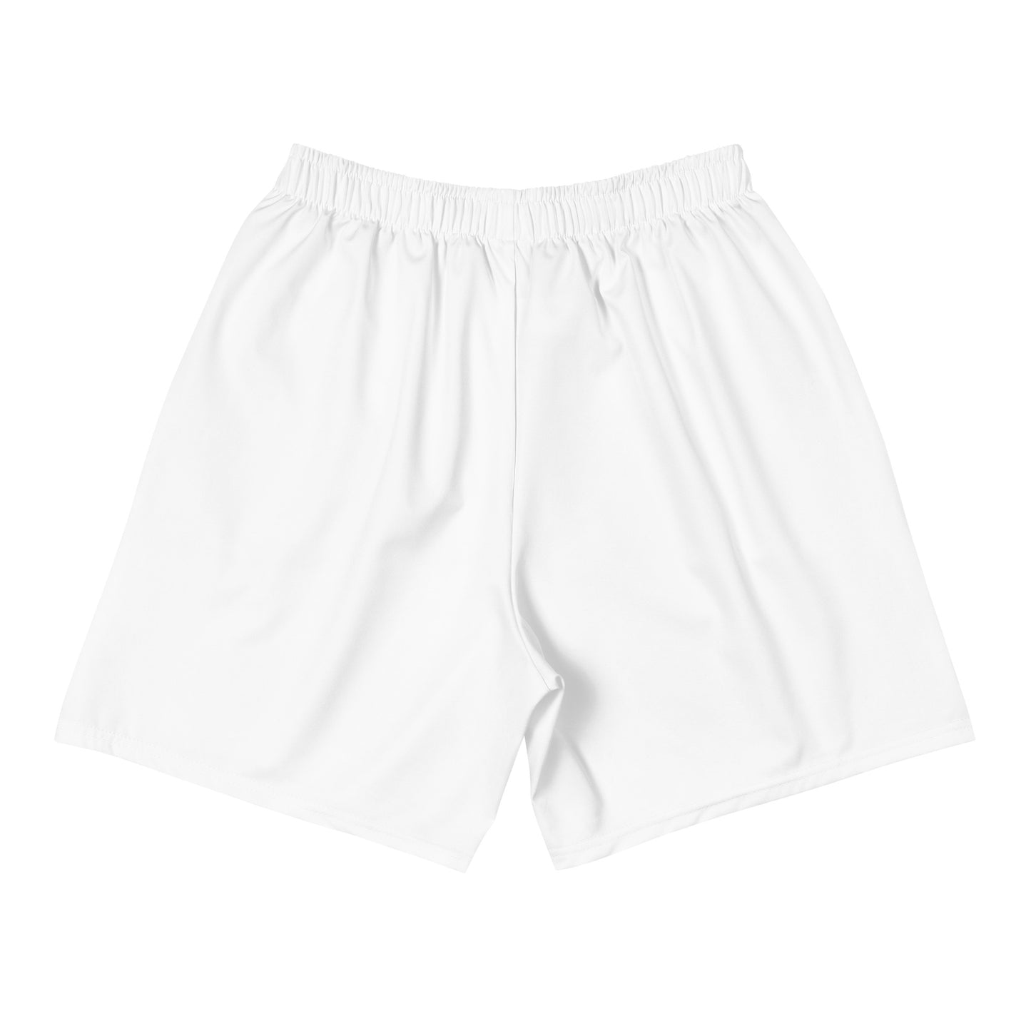 ELEVATE All-Over Print Unisex Athletic Long Shorts (White)