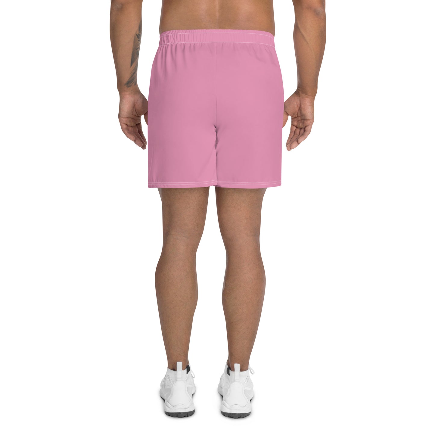 TIMELESS All-Over Print Unisex Athletic Long Shorts (Pink)