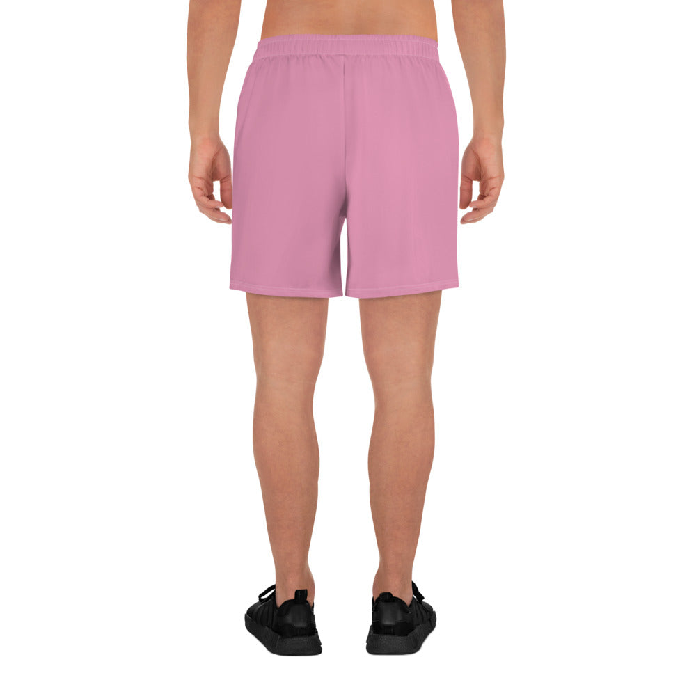 TIMELESS All-Over Print Unisex Athletic Long Shorts (Pink)