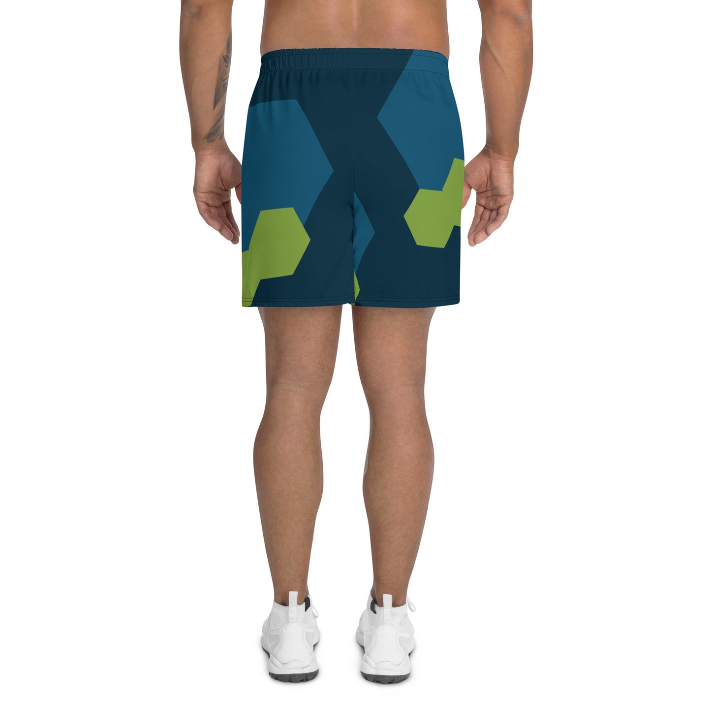 BE YOURSELF All-Over Print Unisex Athletic Long Shorts