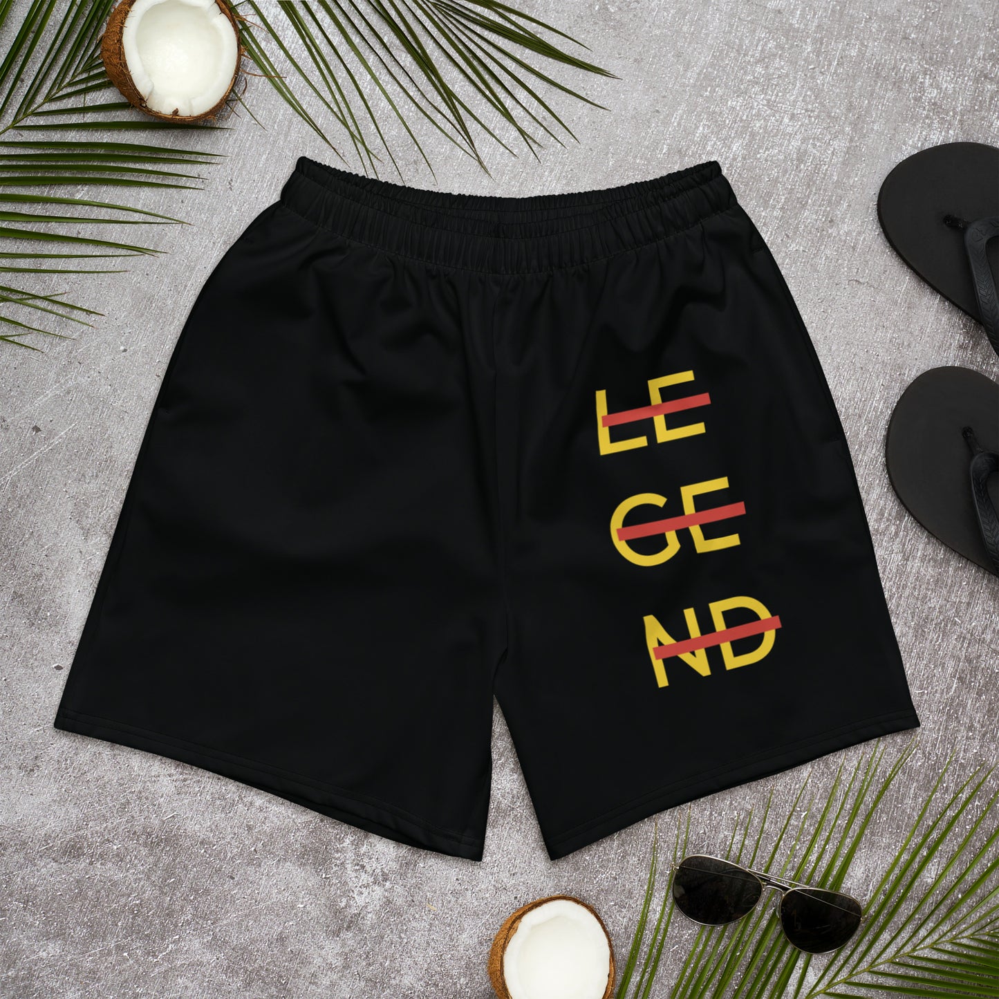 LEGEND All-Over Print Unisex Athletic Long Shorts