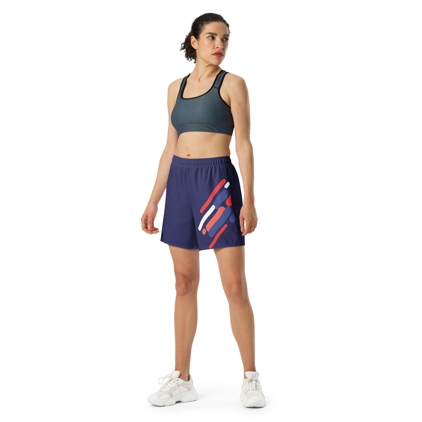 LIGHT STREAK All-Over Print Unisex Athletic Long Shorts