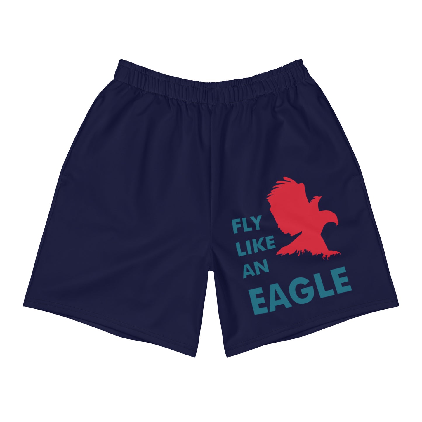 FLY LIKE AN EAGLE All-Over Print Unisex Athletic Long Shorts