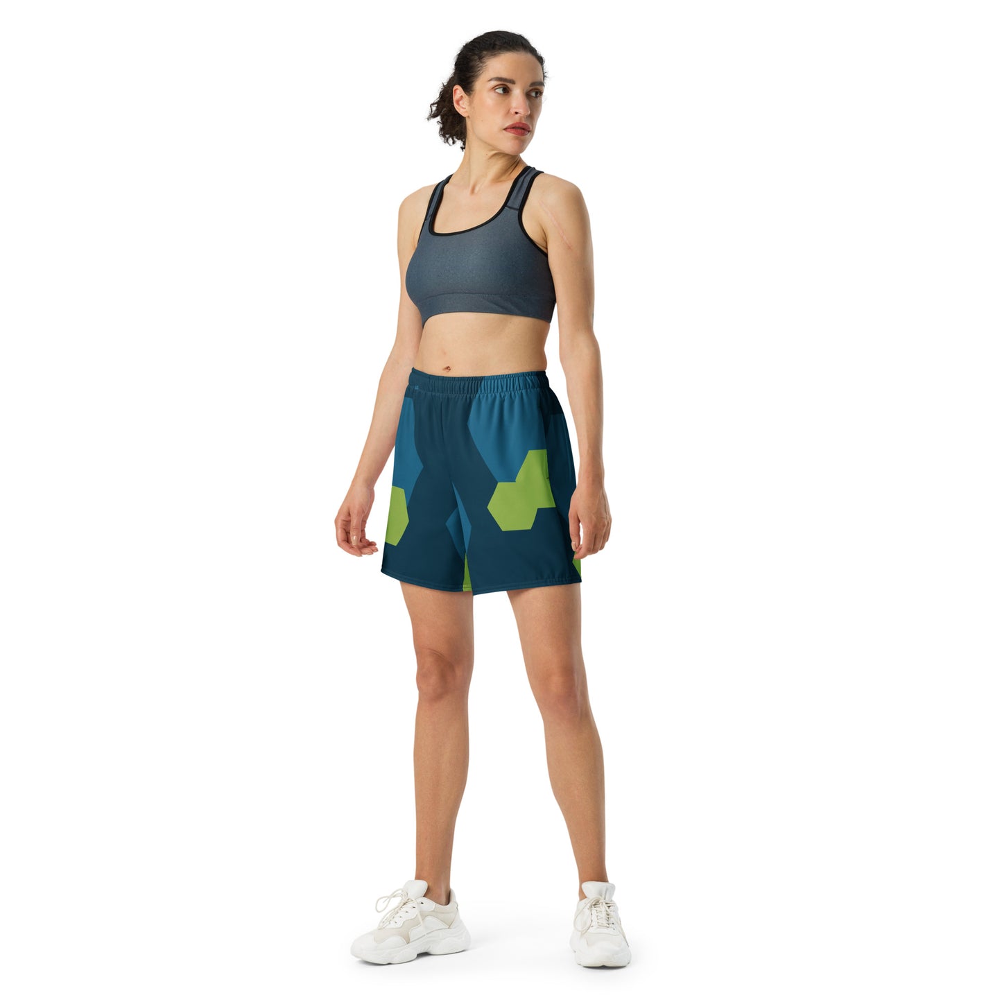 BE YOURSELF All-Over Print Unisex Athletic Long Shorts