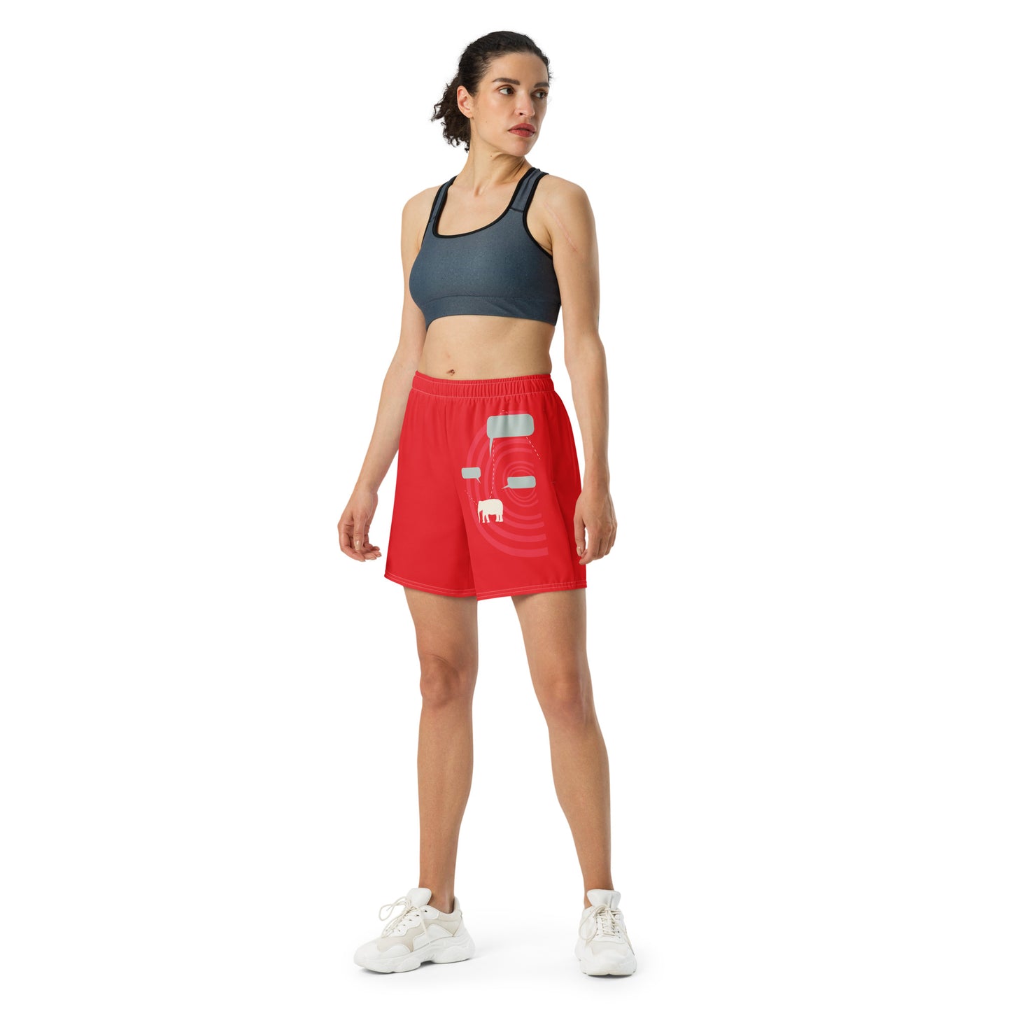 EXPRESS YOURSELF All-Over Print Unisex Athletic Long Shorts