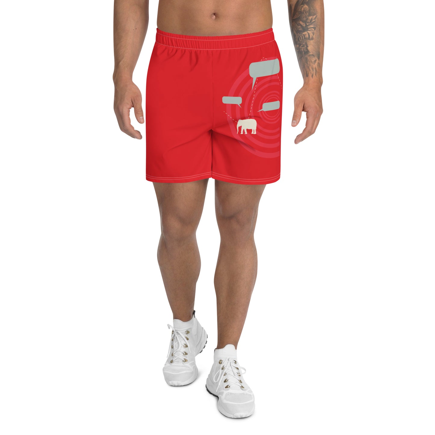 EXPRESS YOURSELF All-Over Print Unisex Athletic Long Shorts