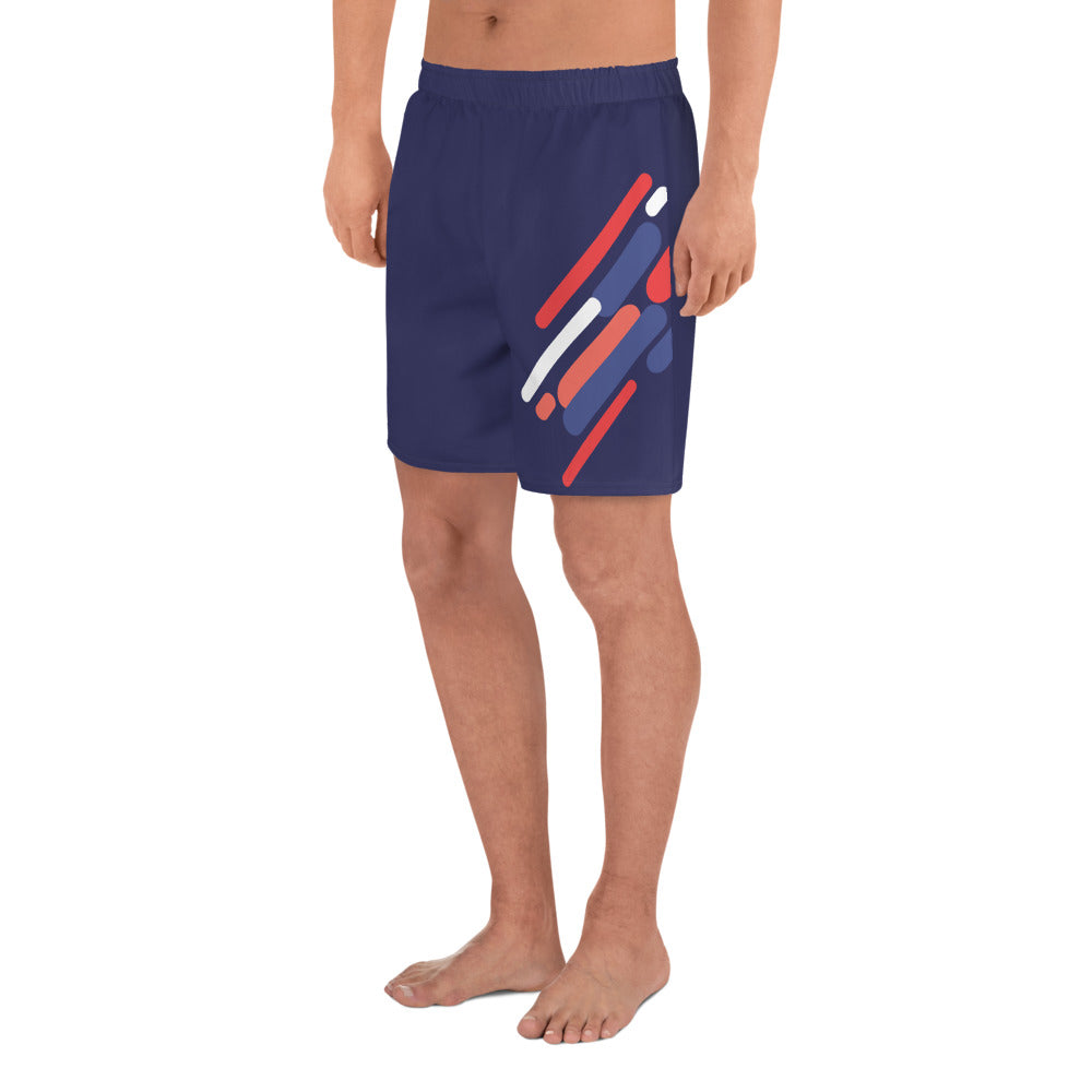 LIGHT STREAK All-Over Print Unisex Athletic Long Shorts