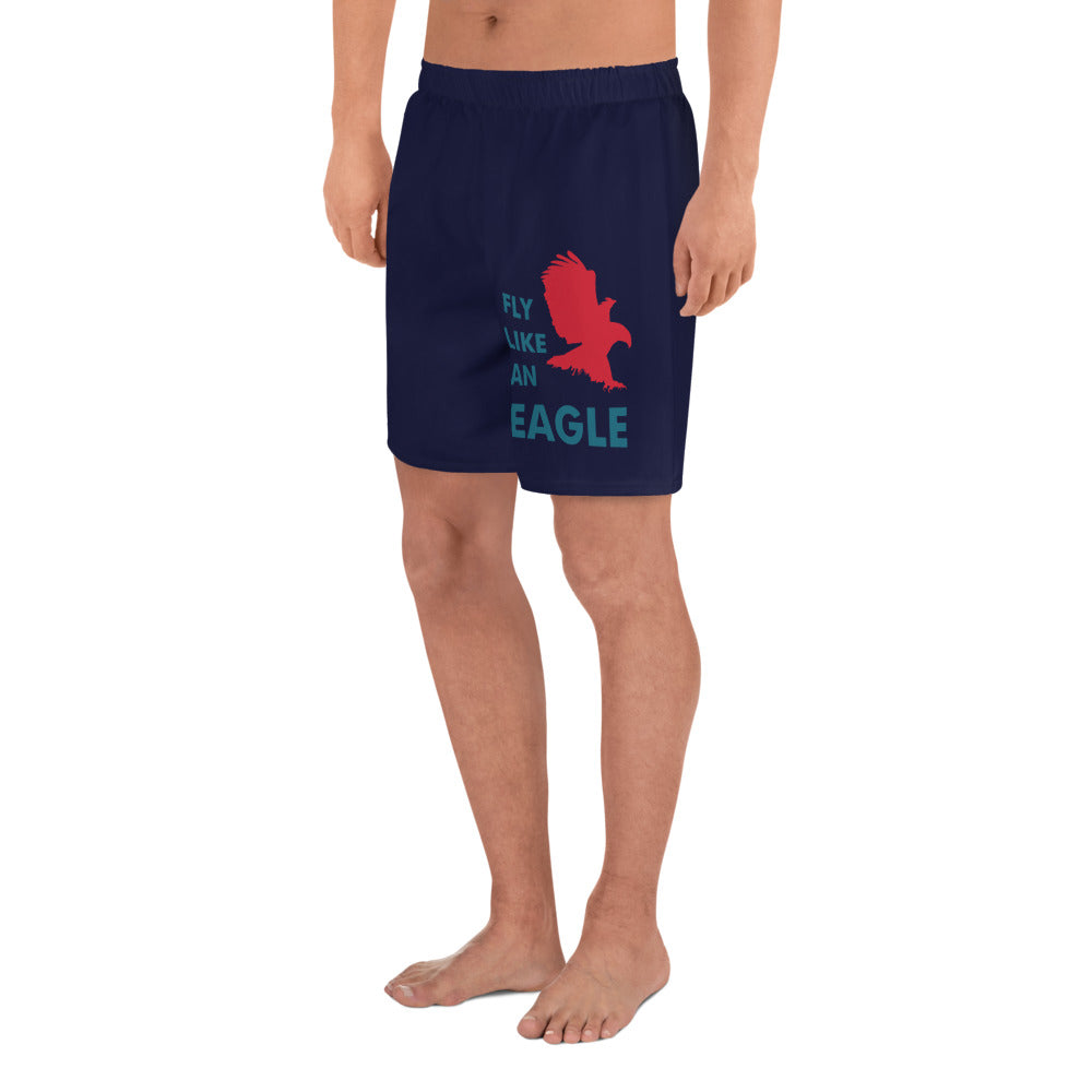 FLY LIKE AN EAGLE All-Over Print Unisex Athletic Long Shorts