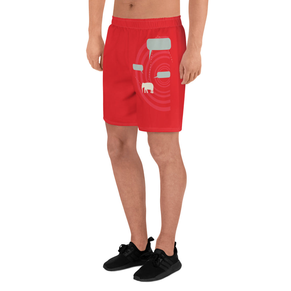 EXPRESS YOURSELF All-Over Print Unisex Athletic Long Shorts