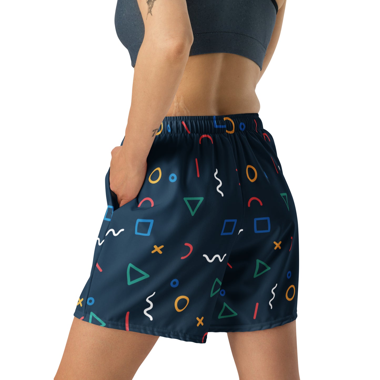 COSMIC All-Over Print Unisex Athletic Long Shorts