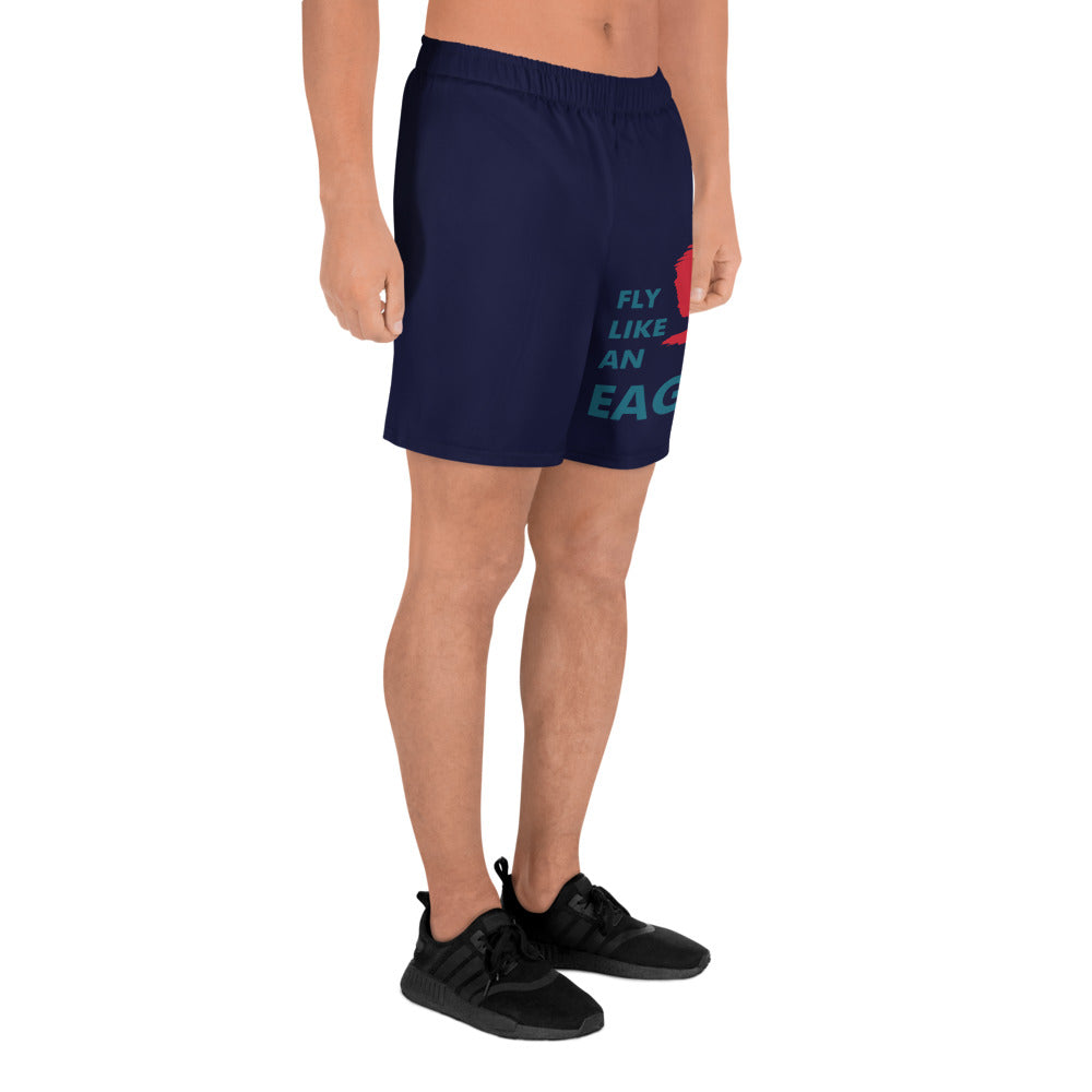 FLY LIKE AN EAGLE All-Over Print Unisex Athletic Long Shorts