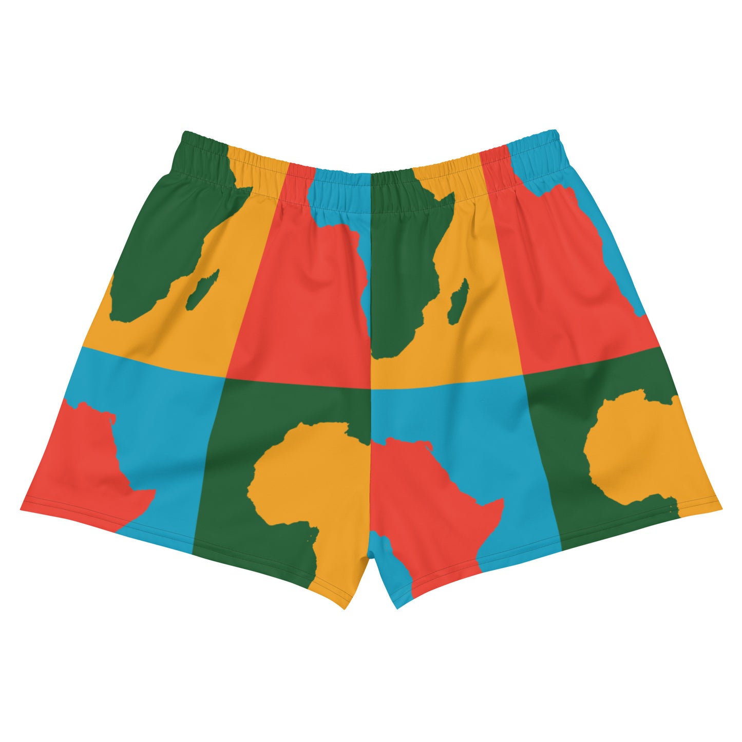 AFRICA WARHOL All-Over Print Unisex Athletic Shorts (Bright)