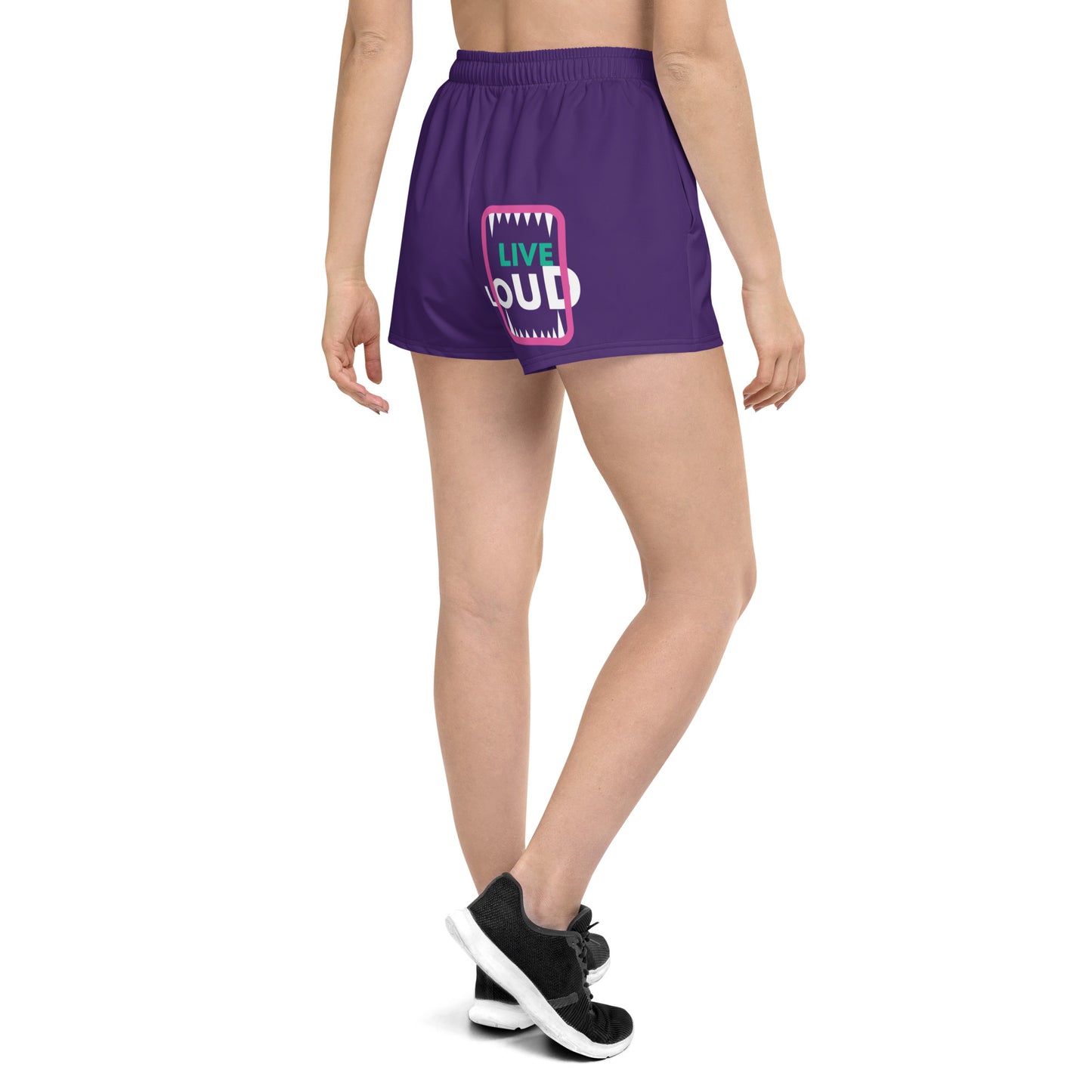 LIVE LOUD All-Over Print Unisex Athletic Shorts