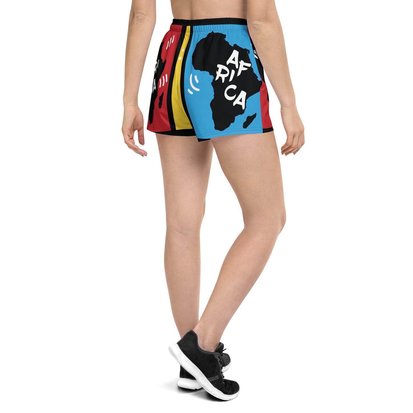 AFRICA PRIMARY All-Over Print Unisex Athletic Shorts