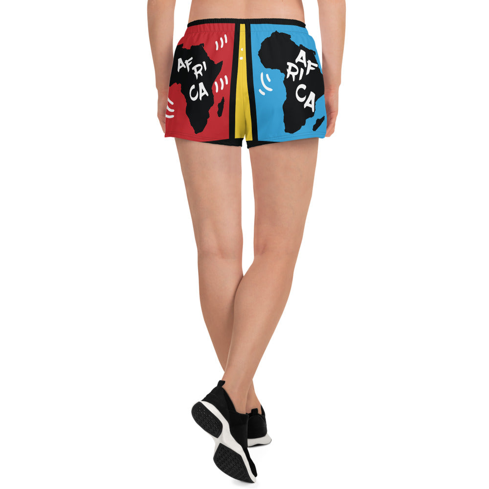 AFRICA PRIMARY All-Over Print Unisex Athletic Shorts