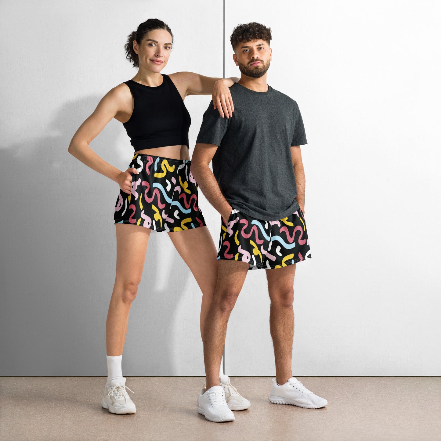 QUANTUM All-Over Print Unisex Athletic Shorts