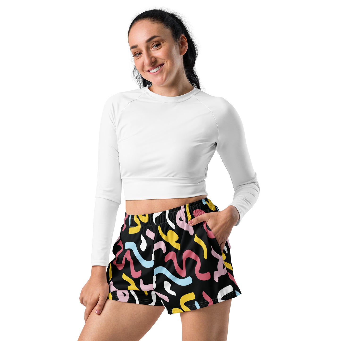 QUANTUM All-Over Print Unisex Athletic Shorts