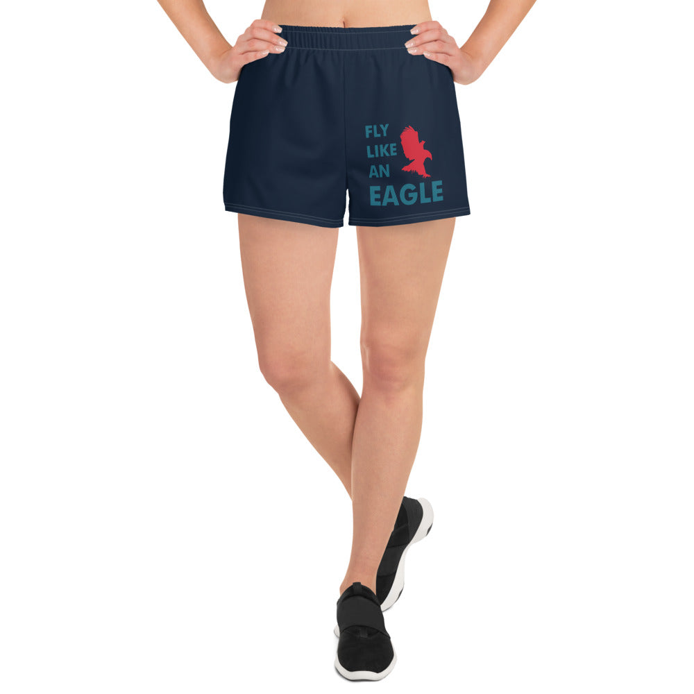 FLY LIKE AN EAGLE All-Over Print Unisex Athletic Shorts