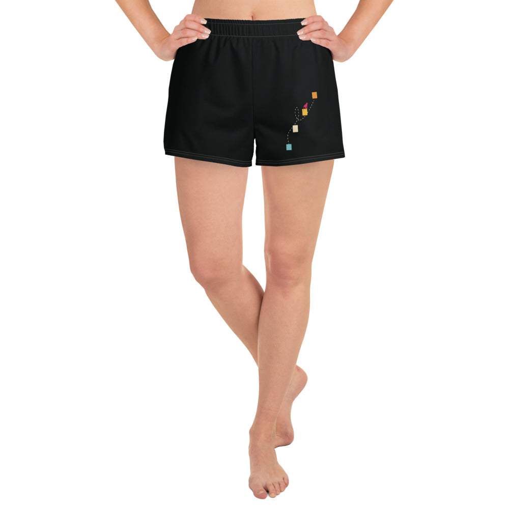 NEVER GIVE UP All-Over Print Unisex Athletic Shorts