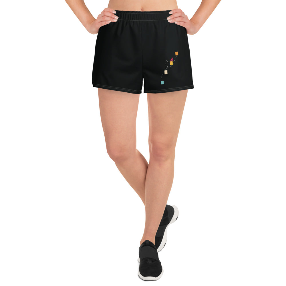 NEVER GIVE UP All-Over Print Unisex Athletic Shorts