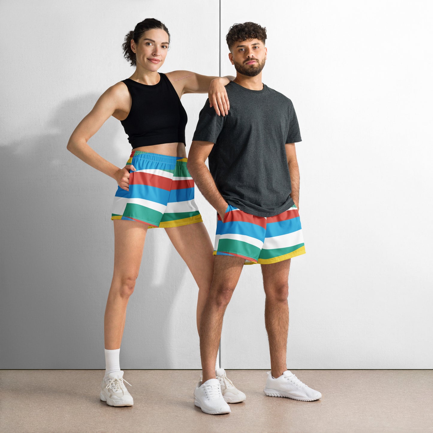 RAY OF LIGHT All-Over Print Unisex Athletic Shorts