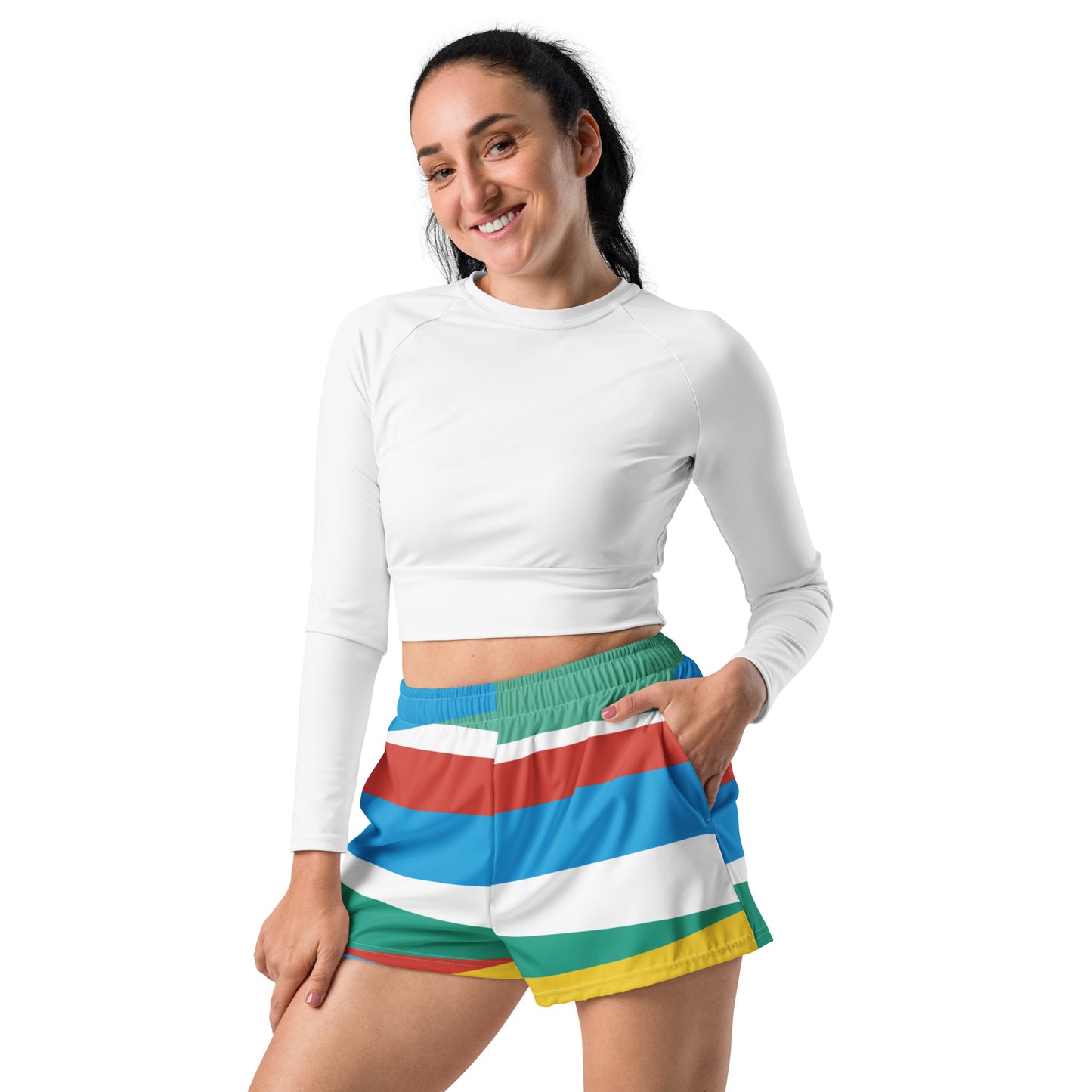 RAY OF LIGHT All-Over Print Unisex Athletic Shorts