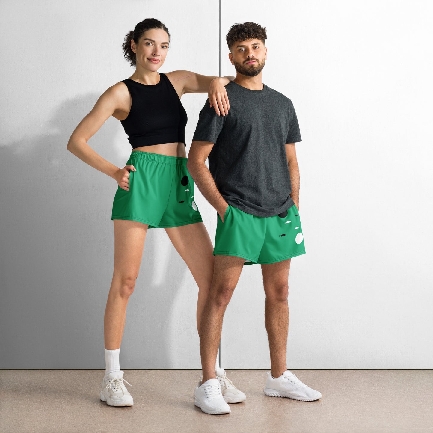 HARMONIZE All-Over Print Unisex Athletic Shorts