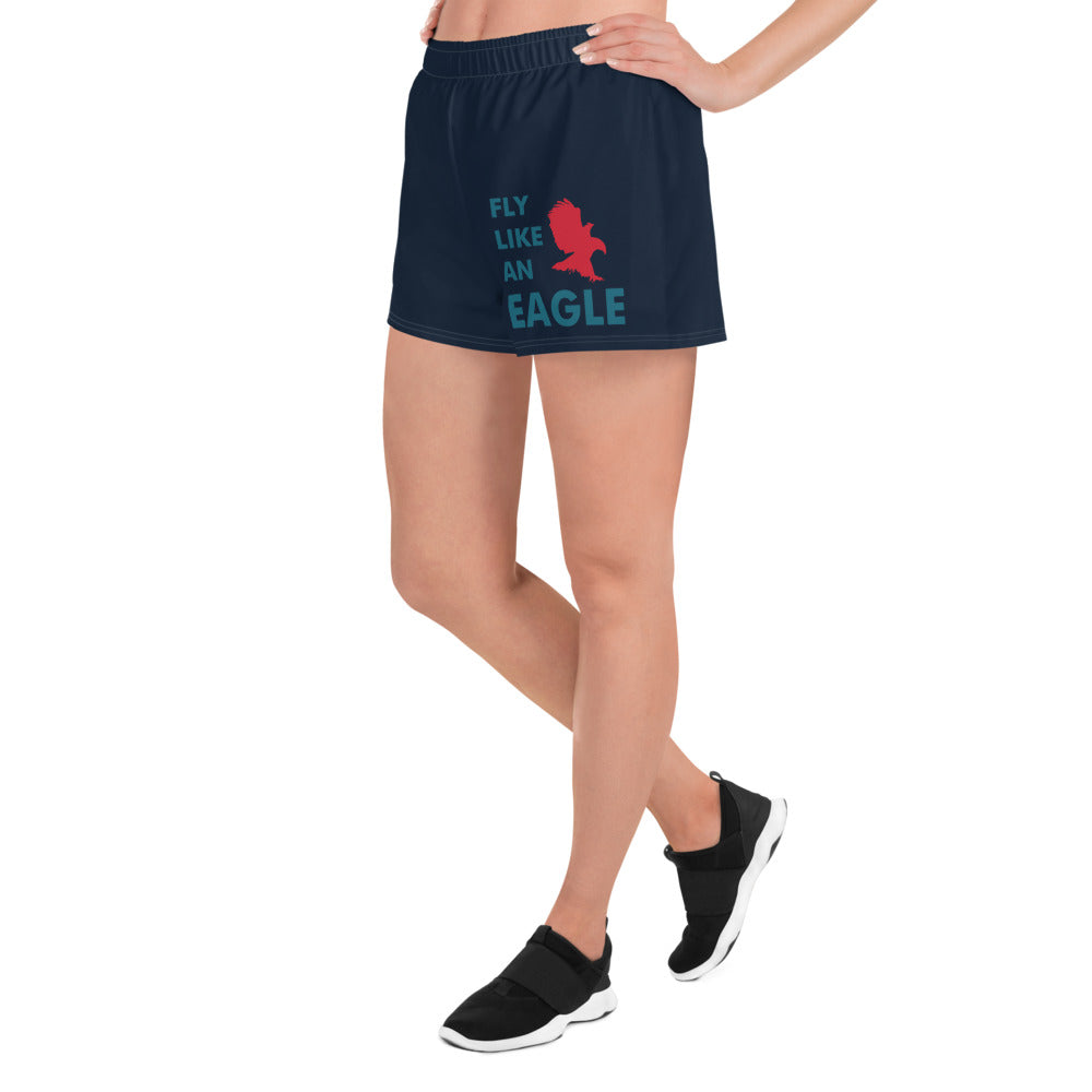 FLY LIKE AN EAGLE All-Over Print Unisex Athletic Shorts