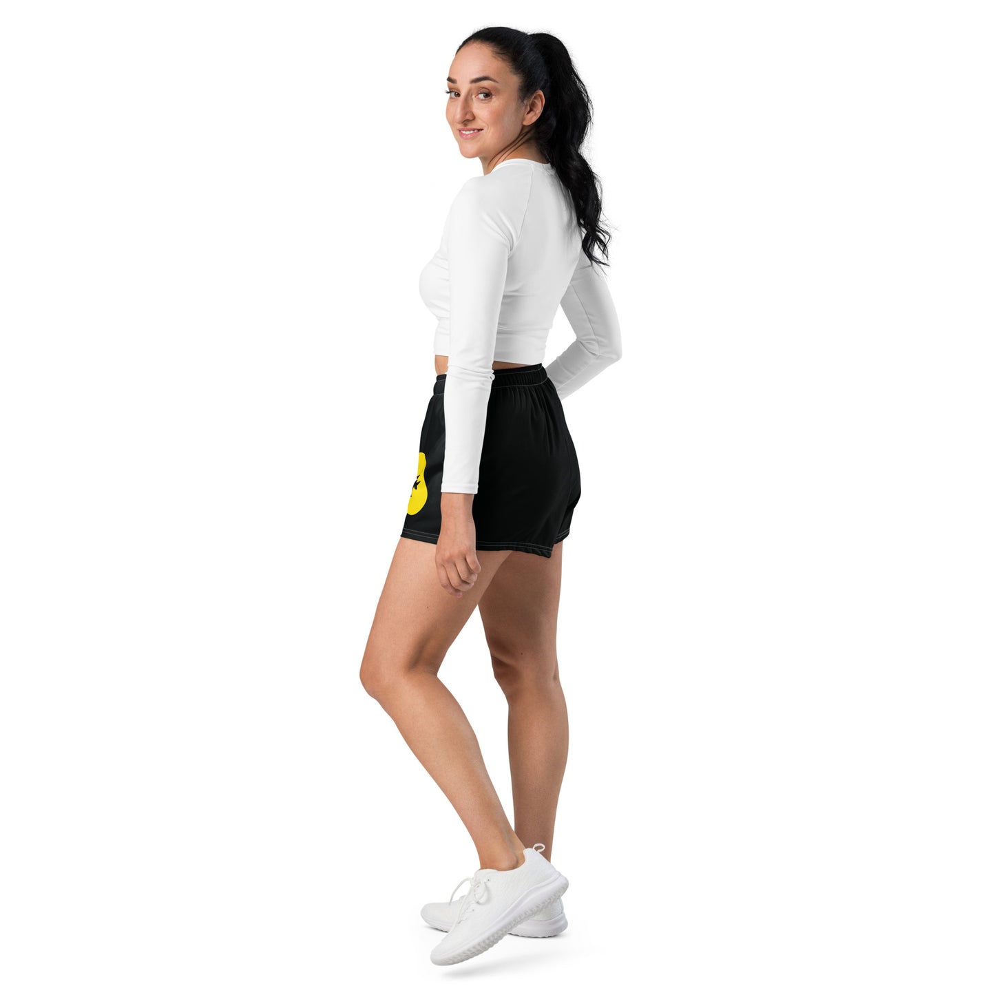 STAY FOCUSED All-Over Print Unisex Athletic Shorts