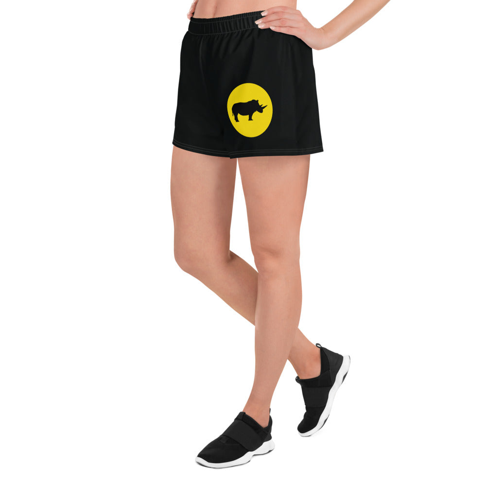 STAY FOCUSED All-Over Print Unisex Athletic Shorts