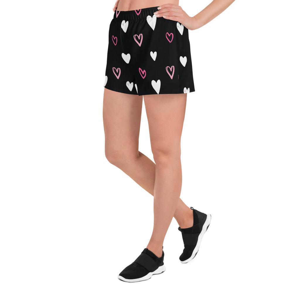 BE MY VALENTINE All-Over Print Unisex Athletic Shorts