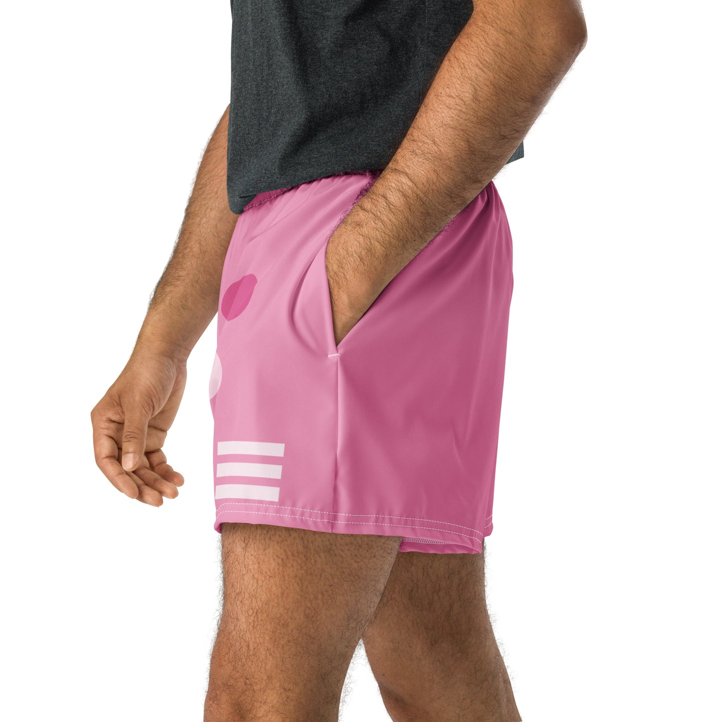 TIMELESS All-Over Print Unisex Athletic Shorts (Pink)