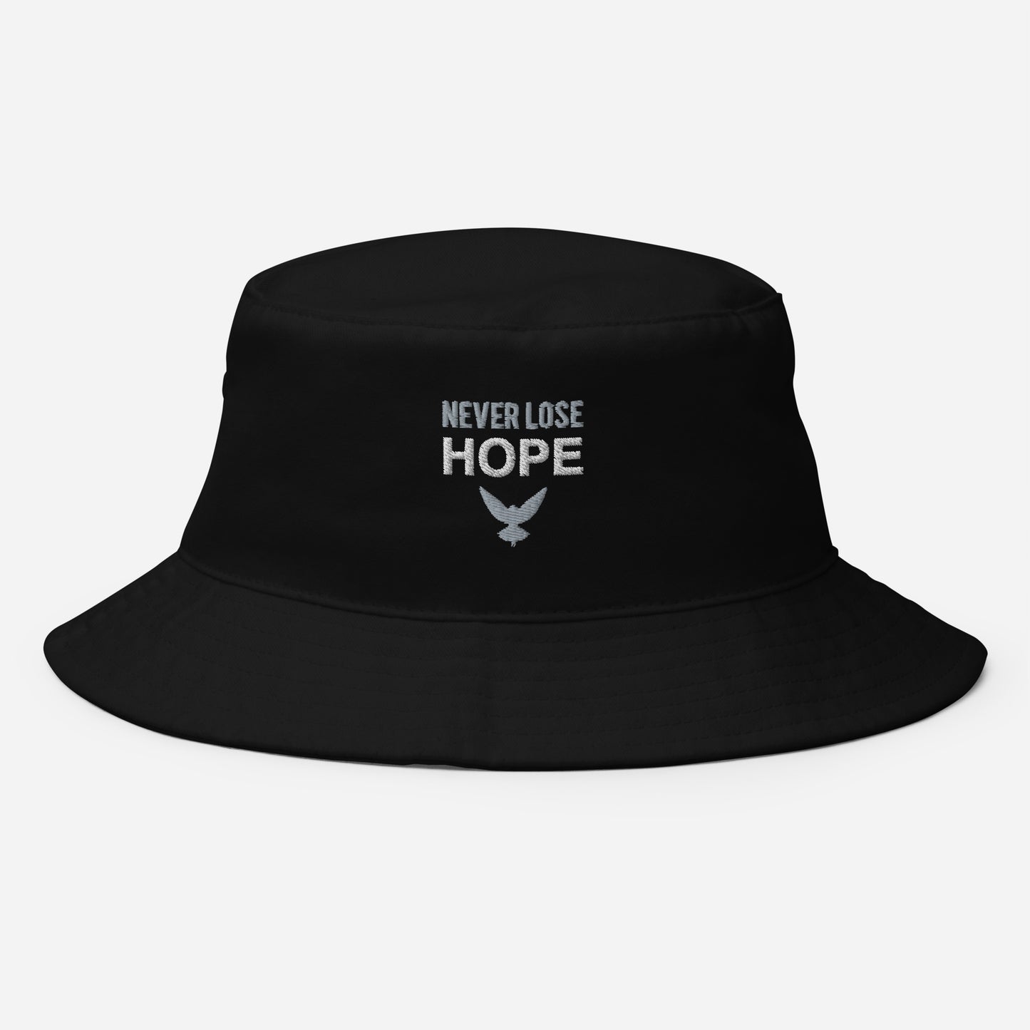 NEVER LOSE HOPE Bucket Hat (Black)