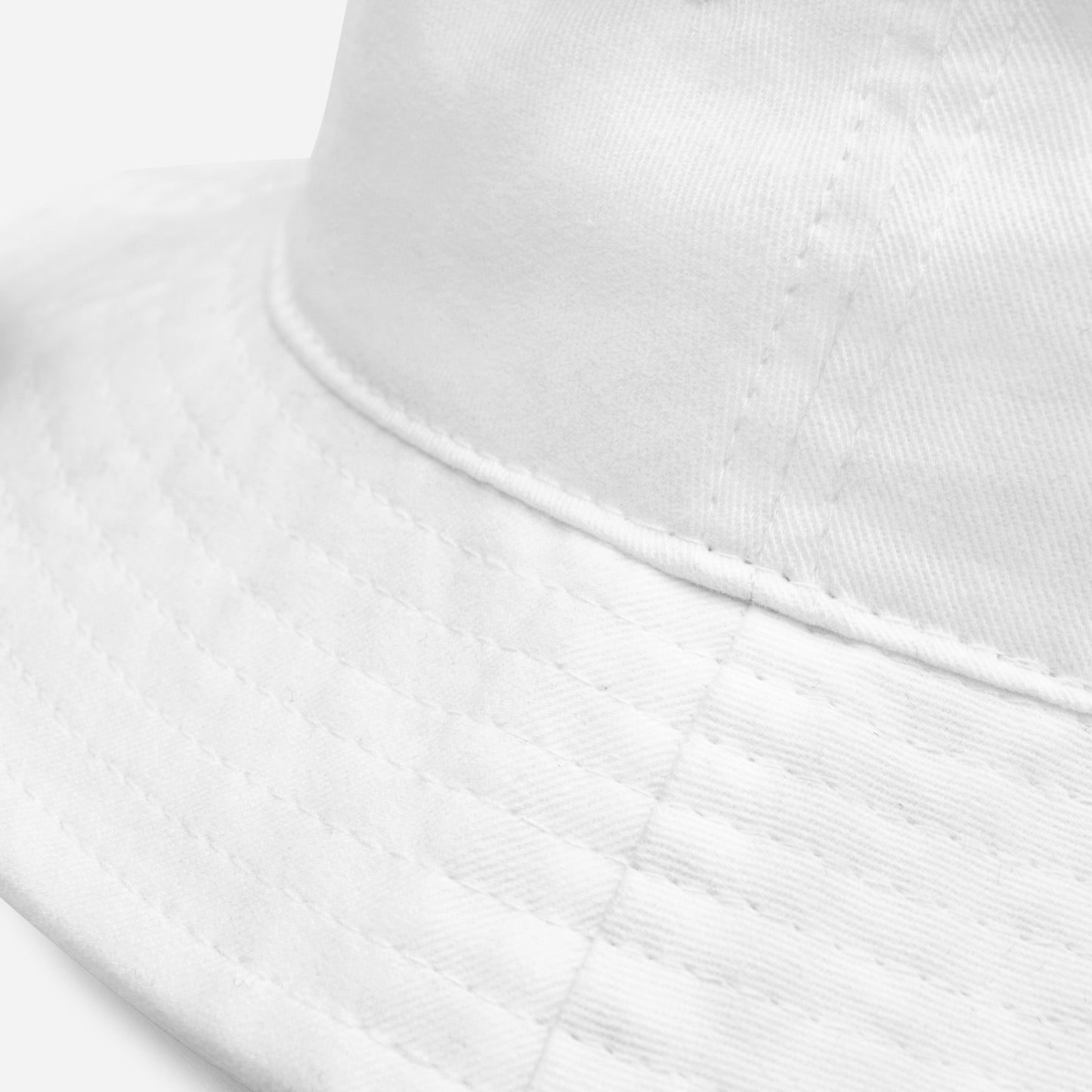 BE PATIENT Bucket Hat (White)