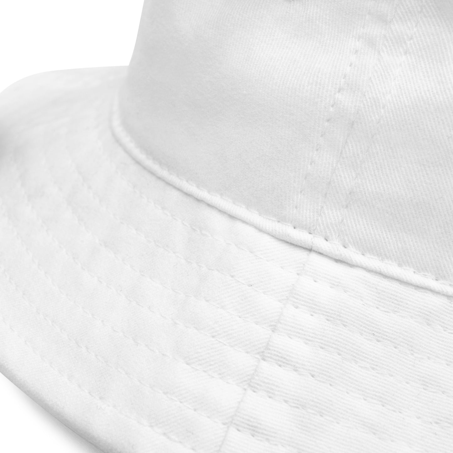 BE PATIENT Bucket Hat (White)