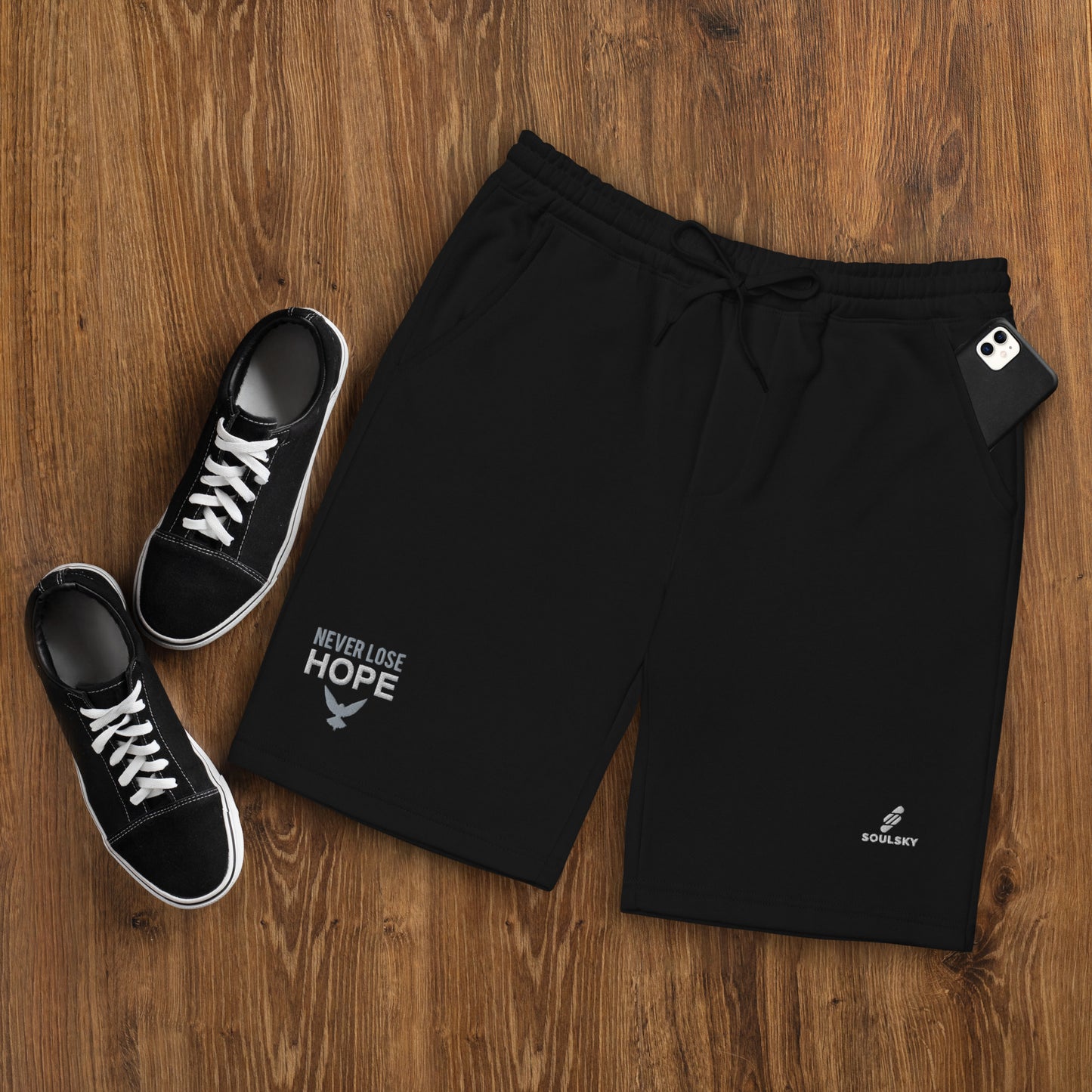 NEVER LOSE HOPE Fleece Shorts