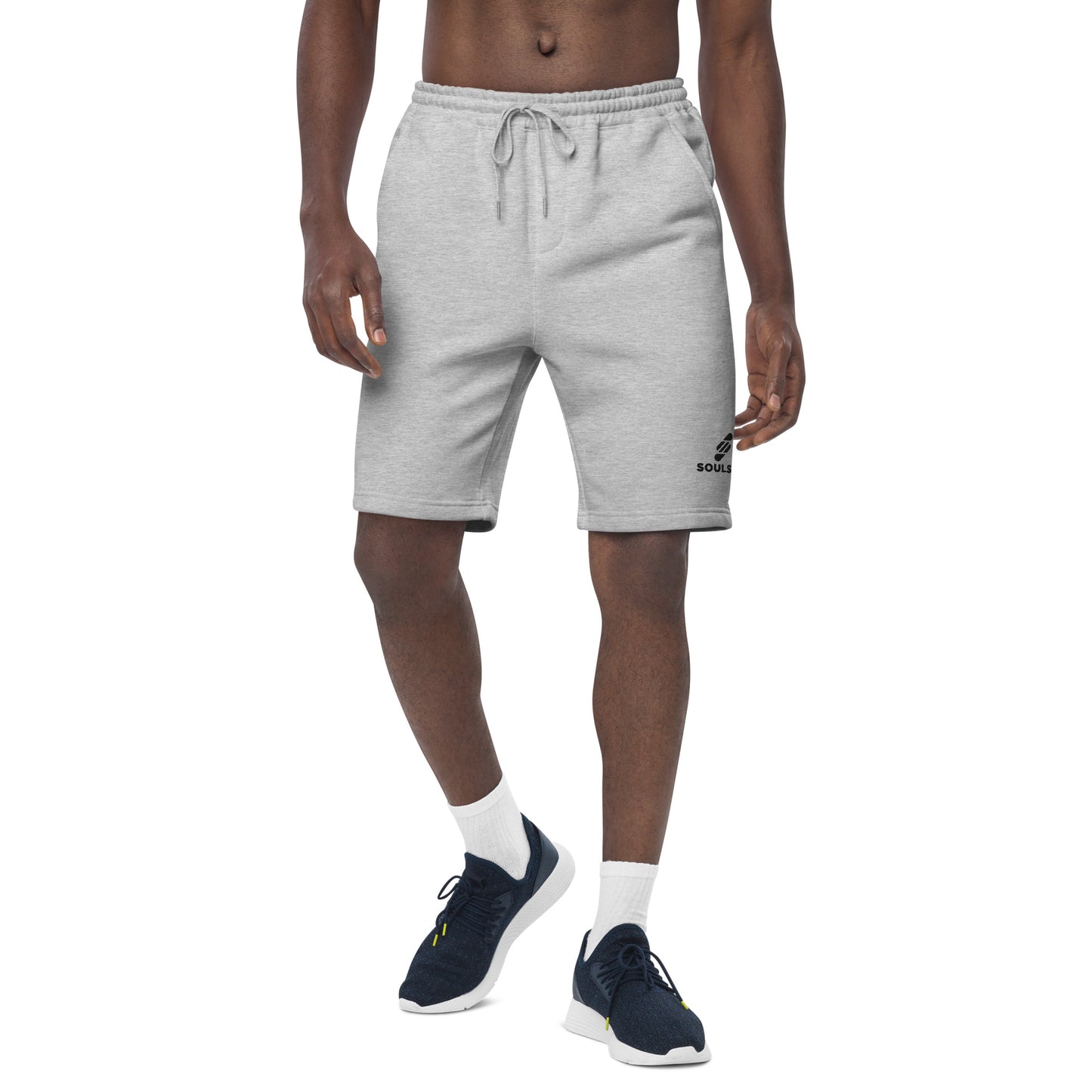 GRAY HEATHER Men's Fleece Shorts