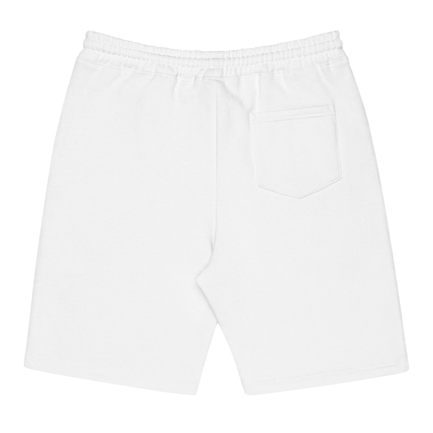 BE PATIENT Fleece Shorts (White and Gray)