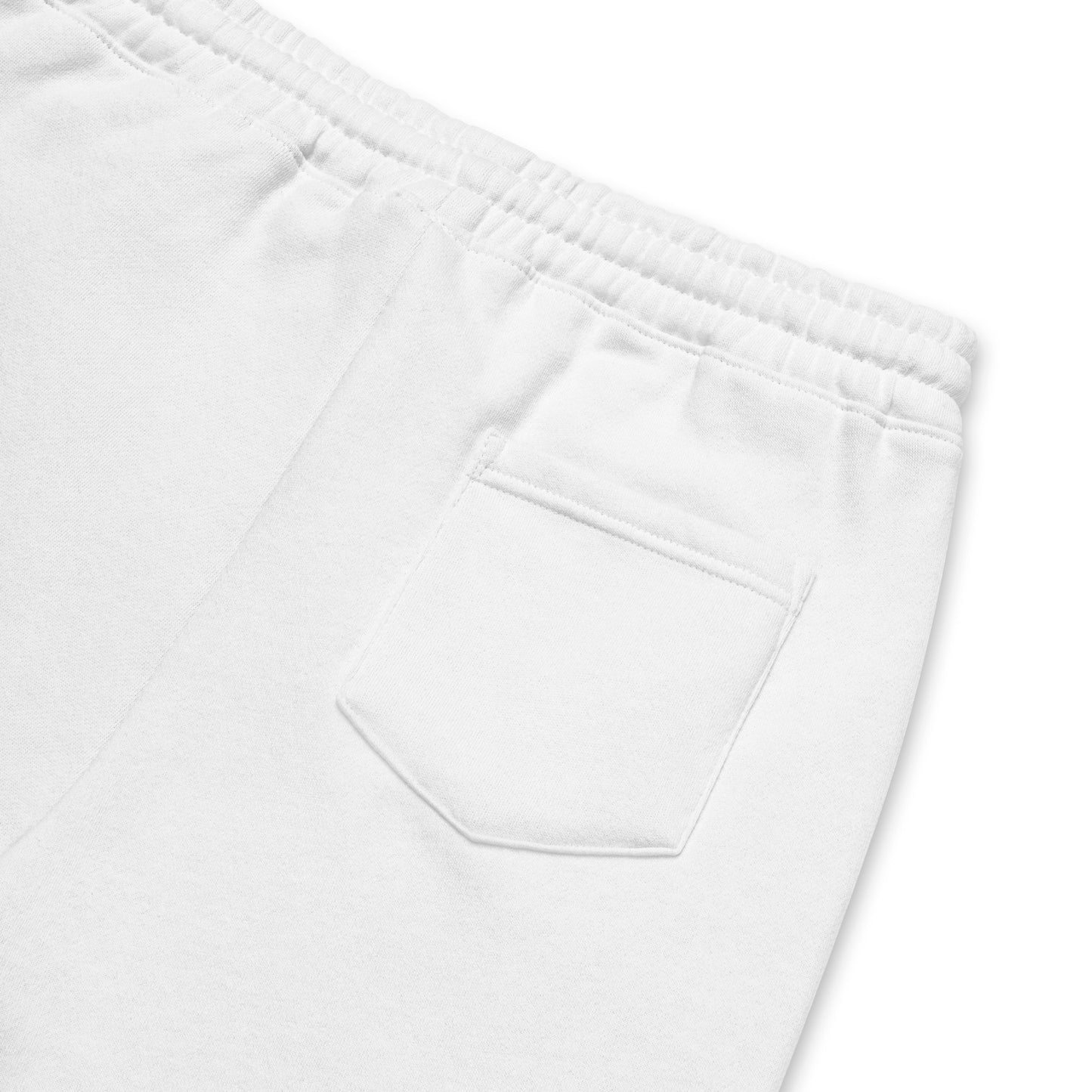 ELEVATE Fleece Shorts (White)